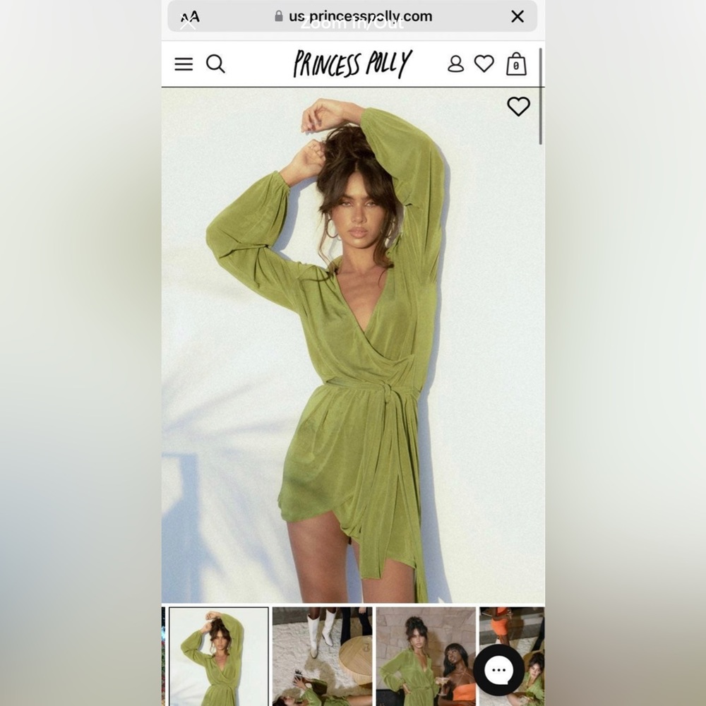 Princess Polly wrap dress